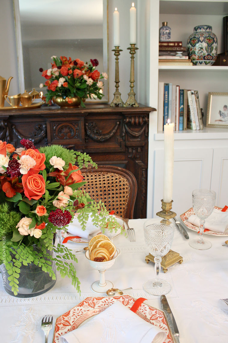 Chinoiserie Harvest Table setting