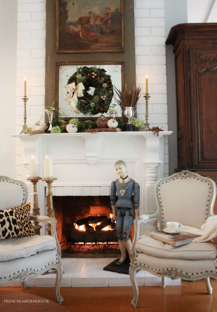 A French Country Mantel with Magnolia & Co.