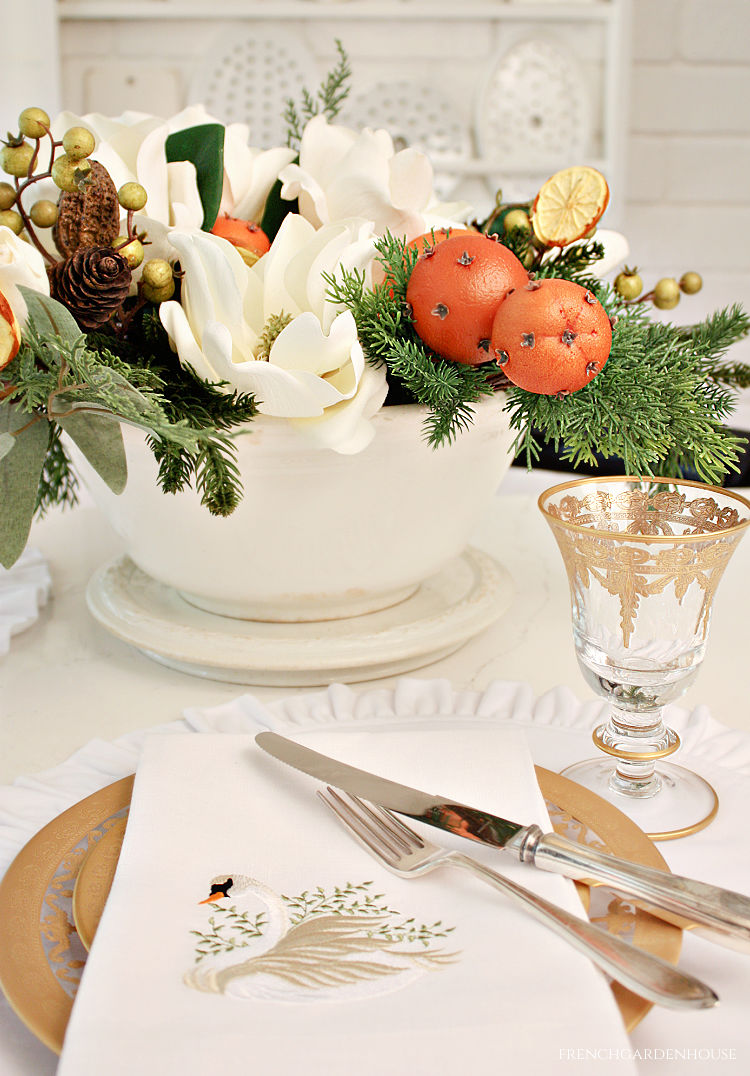 French Country Holiday Table