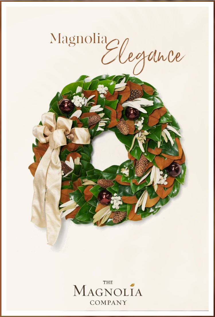 Magnolia Elegance Wreath