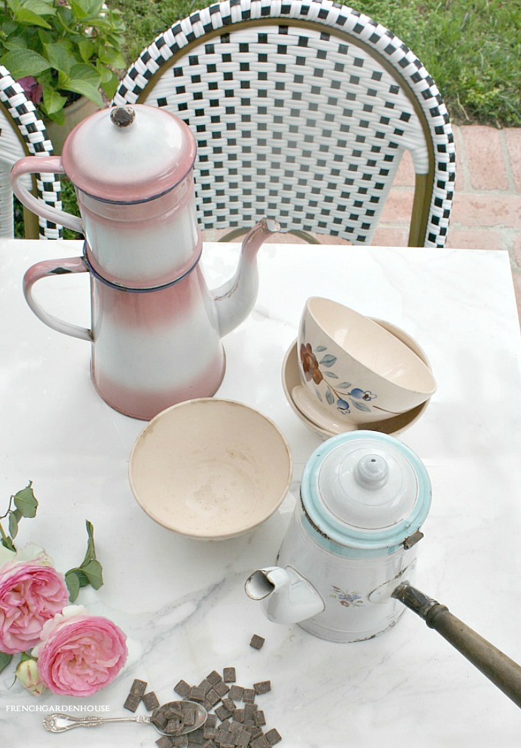 antique french enamelware