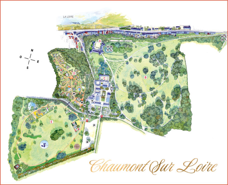 Chaumont Sur Loire Map