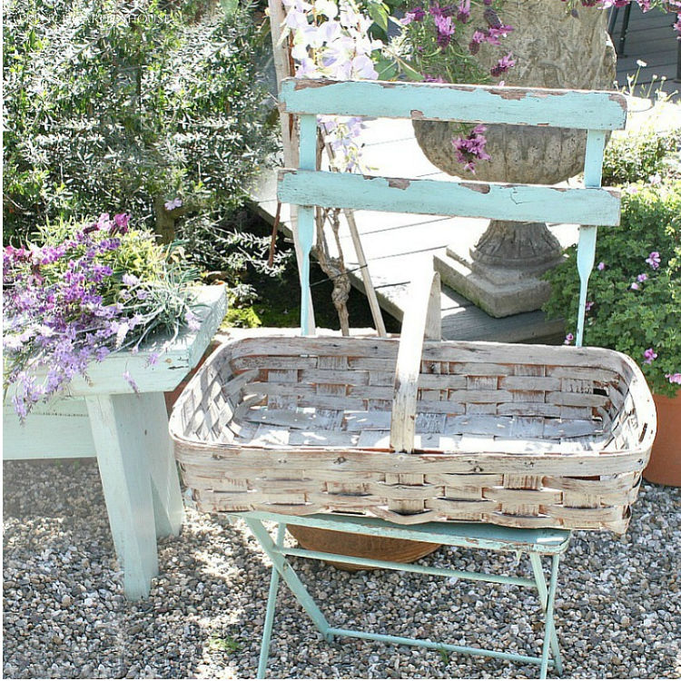 antique garden basket