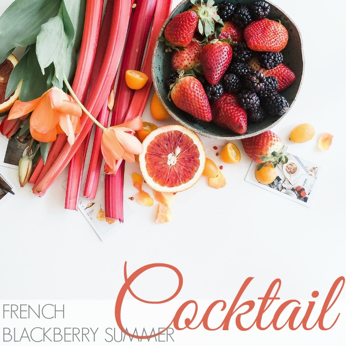 FRENCH BLACKBERRY SUMMER COCKTAIL