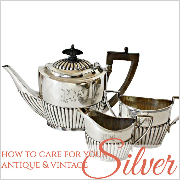 how to clean silver teapot