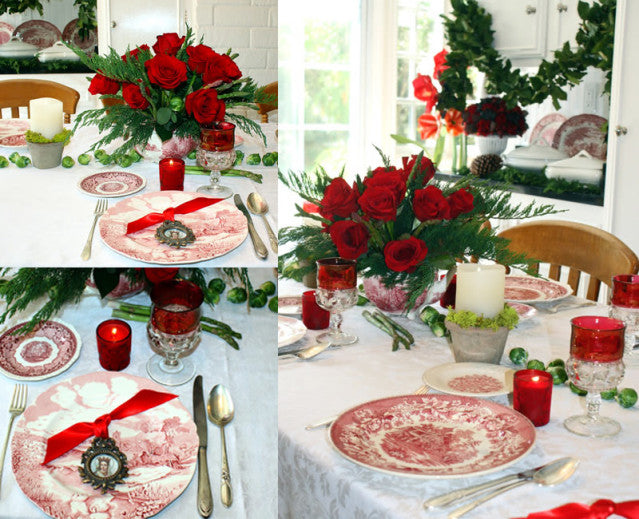 holidaytablescapes transferware